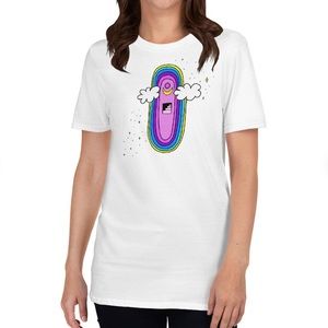 Rainbow feminist pride tshirt
